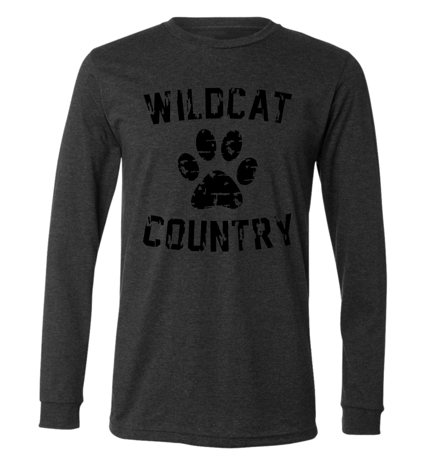 Galva Wildcats - Wildcat Country - Bella Brand Long sleeve Tee