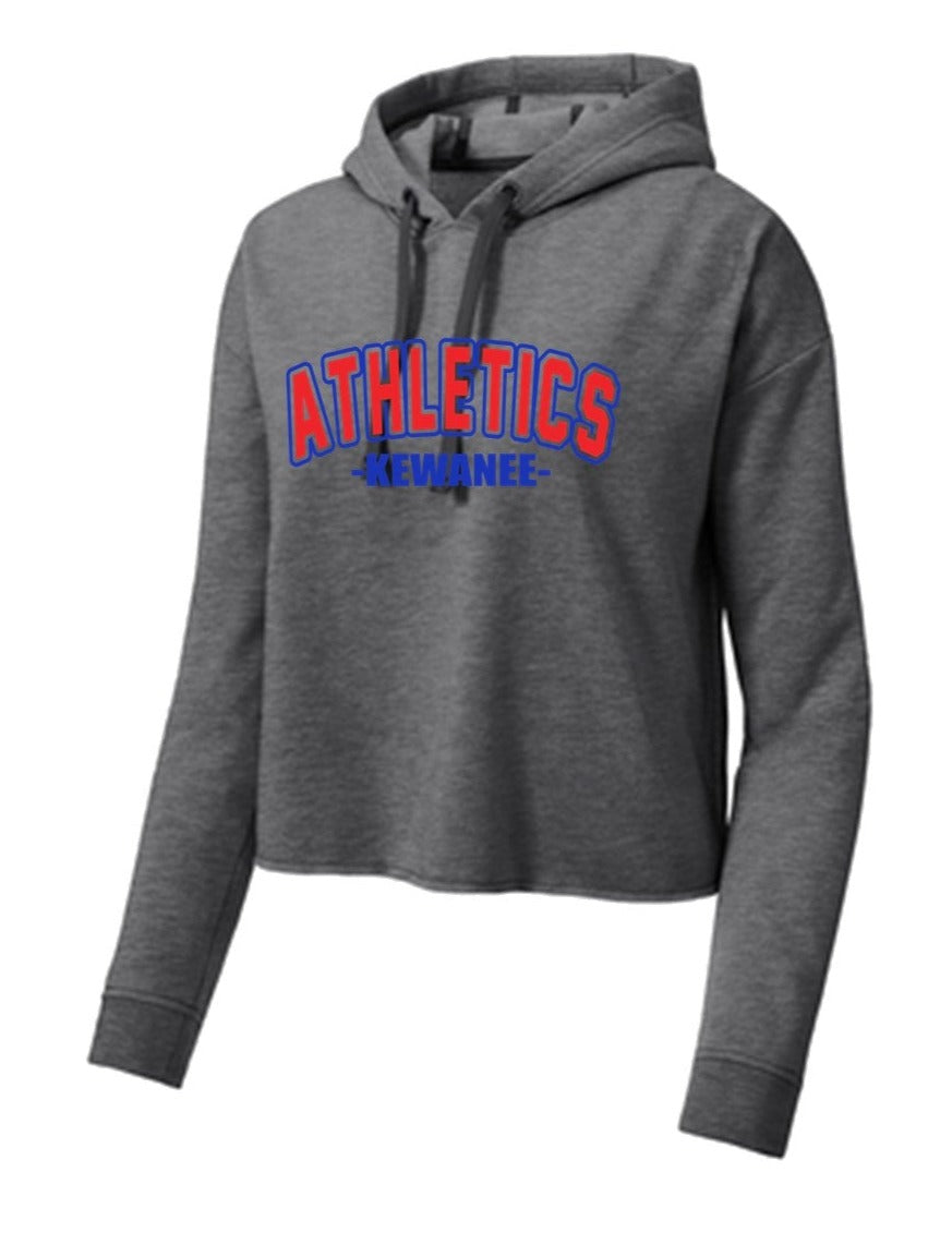 Kewanee A's - Crop Hooded Pullover