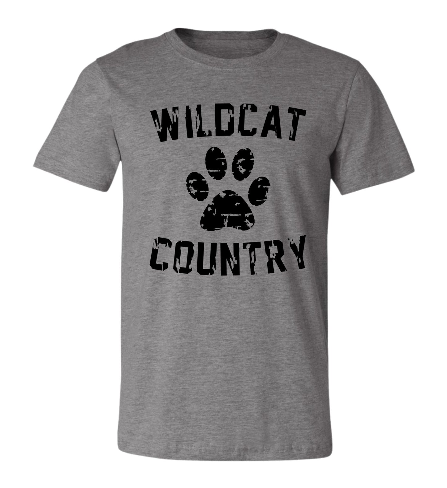 Galva Wildcats - Wildcat Country Tee in Black and Greys