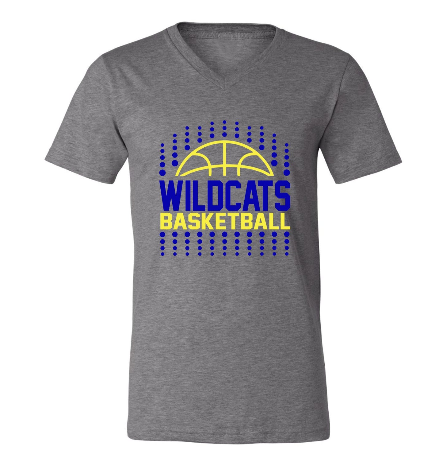 Wildcats Basketball - Crew and V-neck Tee Shirts