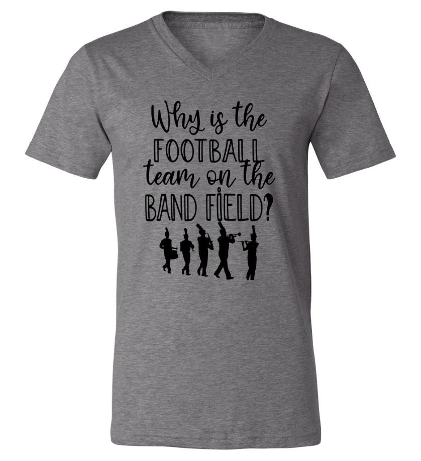 Wildcats Band Crew and V-Neck Tee