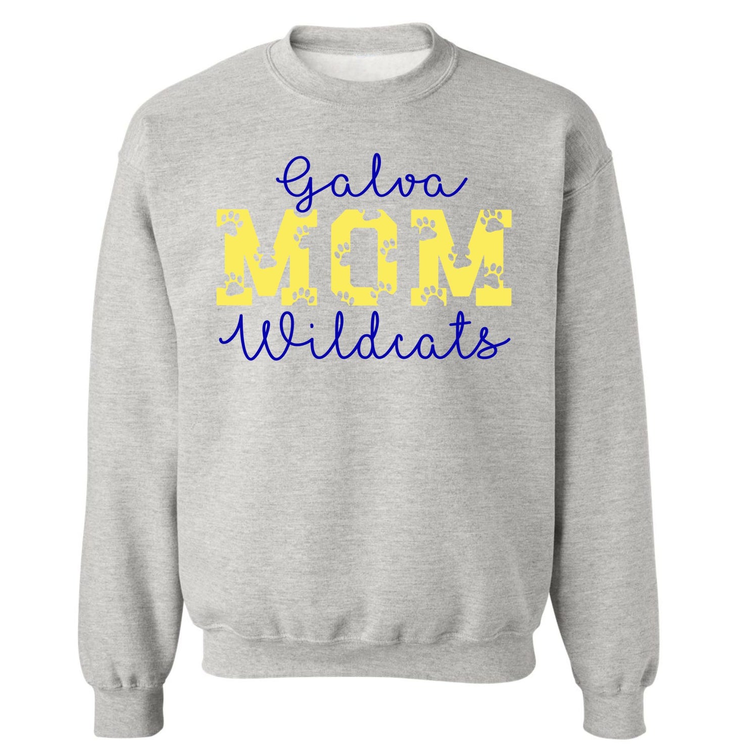 Galva Wildcats Mom - Gildan Brand Crew Sweatshirts