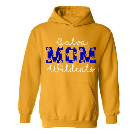 Galva Wildcats Mom - Gildan Brand Hoodie Sweatshirts