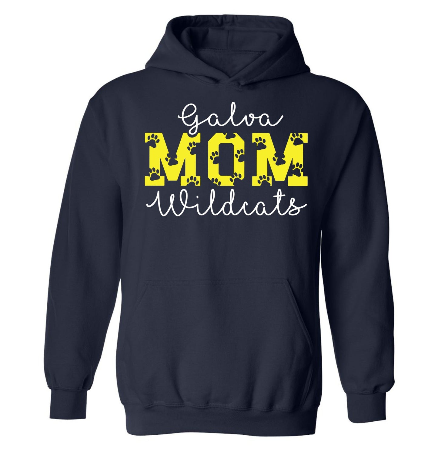 Galva Wildcats Mom - Gildan Brand Hoodie Sweatshirts