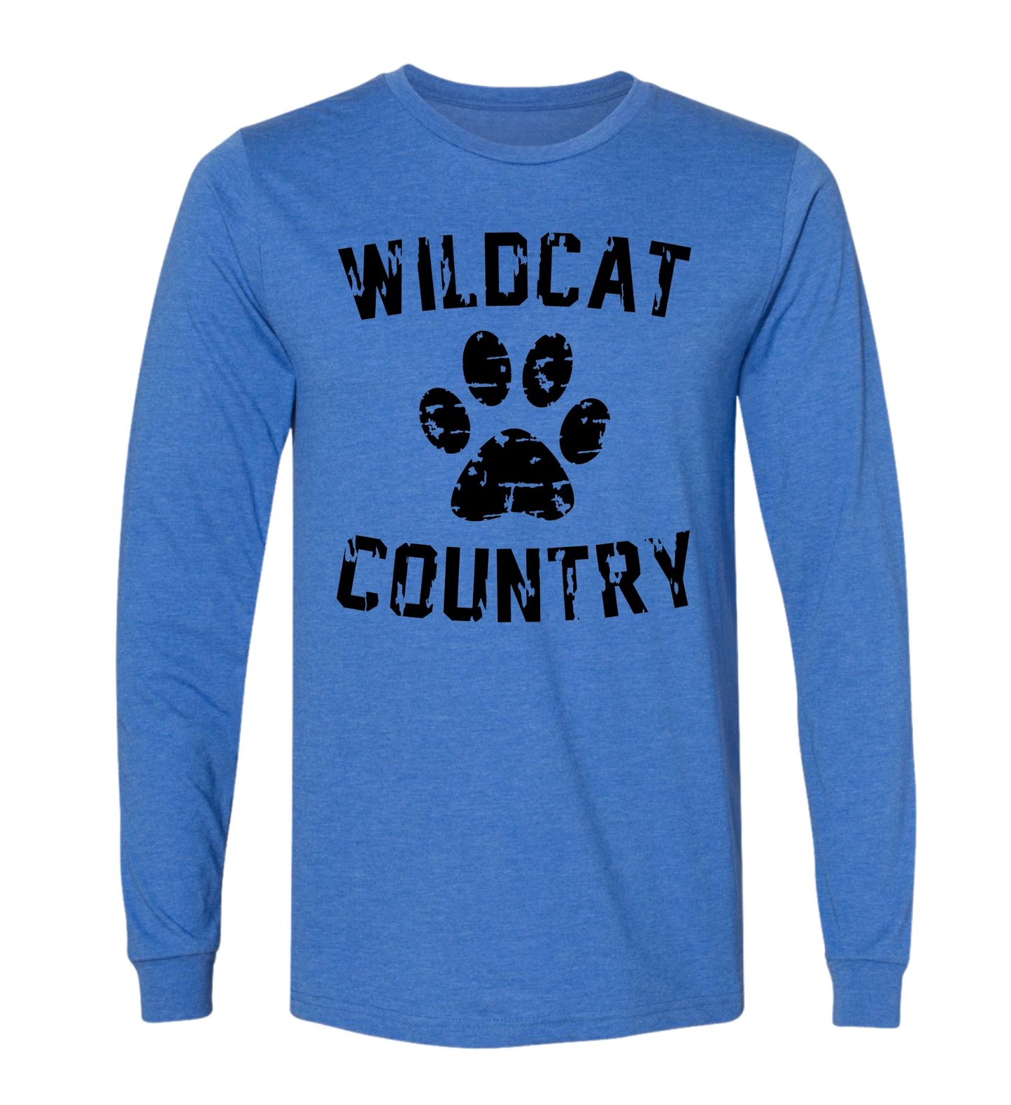 Galva Wildcats - Wildcat Country - Bella Brand Long sleeve Tee