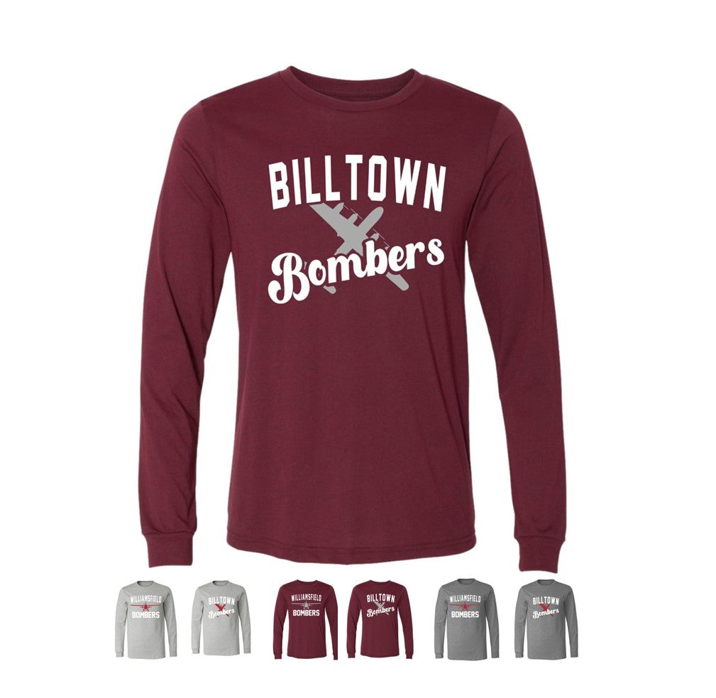 Williamsfield/Billtown Bombers - Long Sleeve tee