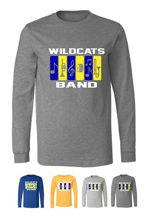 Wildcats Band - Long Sleeve Tee