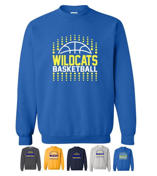 Wildcats Basketball - Crew Sweatshirts