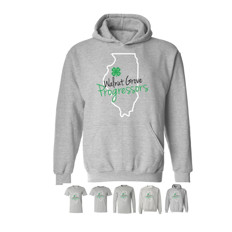 Walnut Grove Progressors - Tee, Vneck, Hoodie, Sweatshirt and Long Sleeve Tee