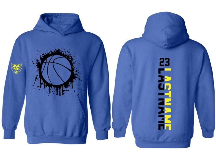 Galva Wildcats Basketball Hoodie