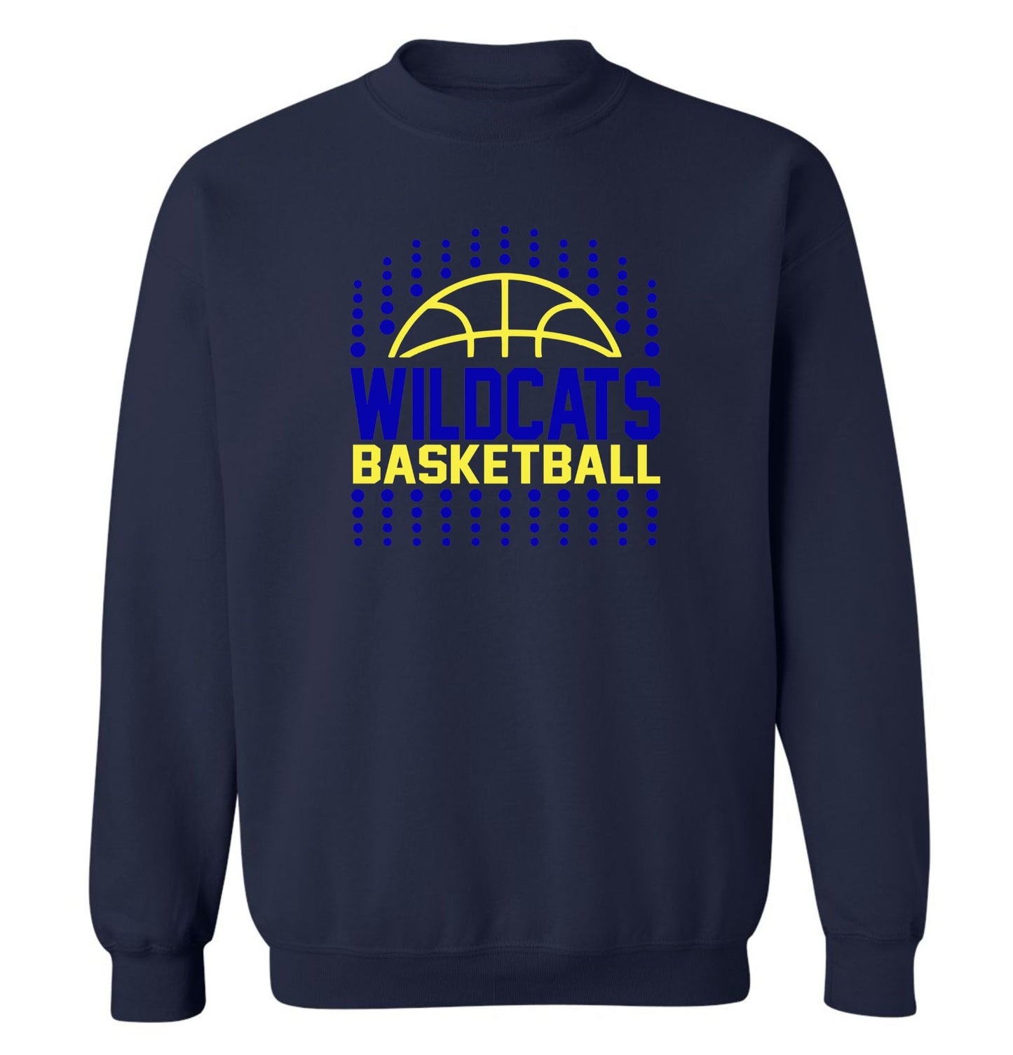 Wildcats Basketball - Crew Sweatshirts