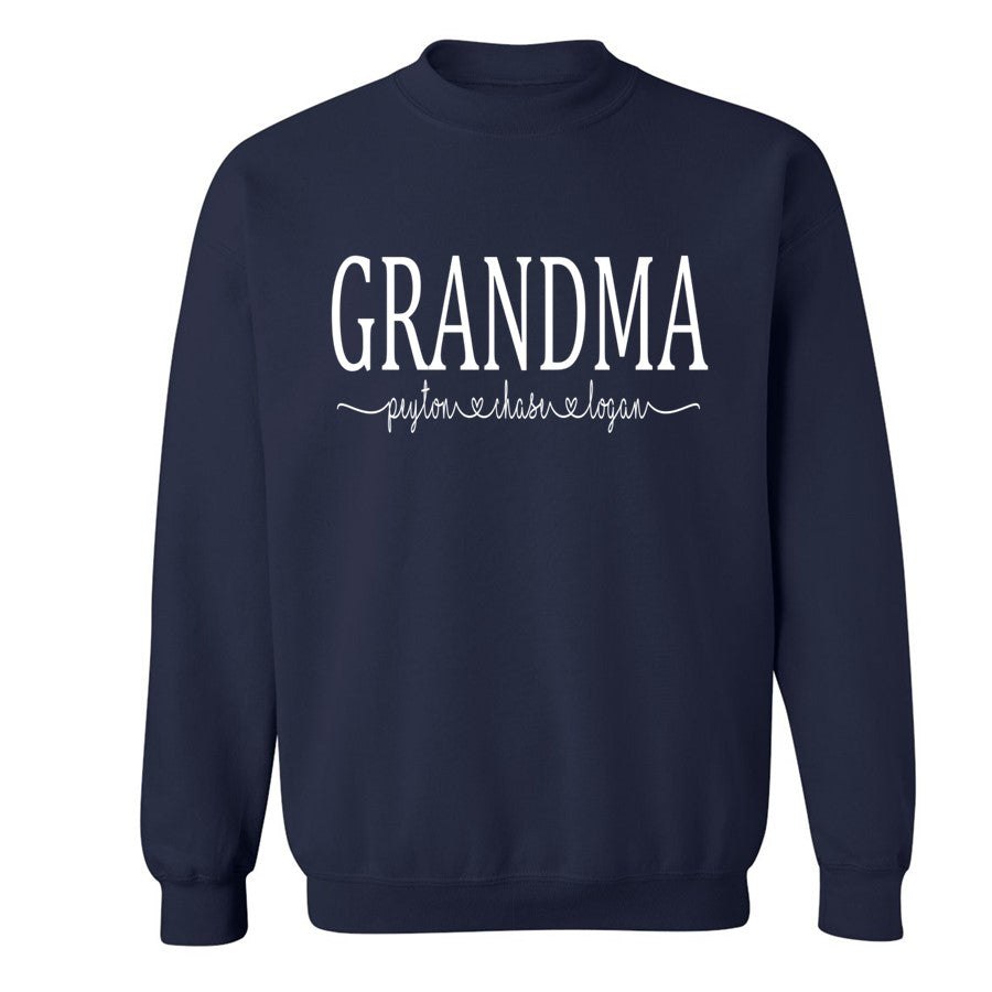 Personalized Mom, Grandma, Gigi, Mema, Mimi - Sweatshirt