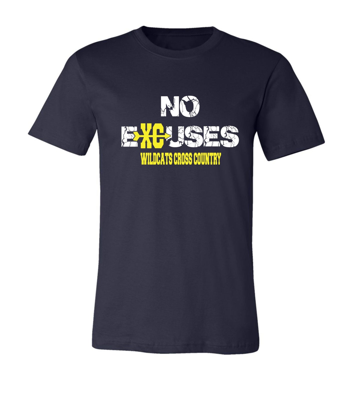 Galva Wildcats Cross Country No Excuses Tee Shirt