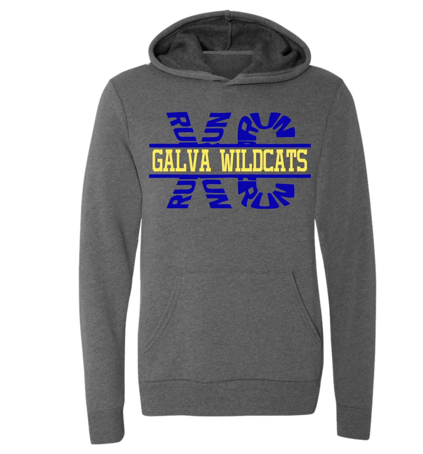 Galva Wildcats Cross Country Run Hoodie Sweatshirt