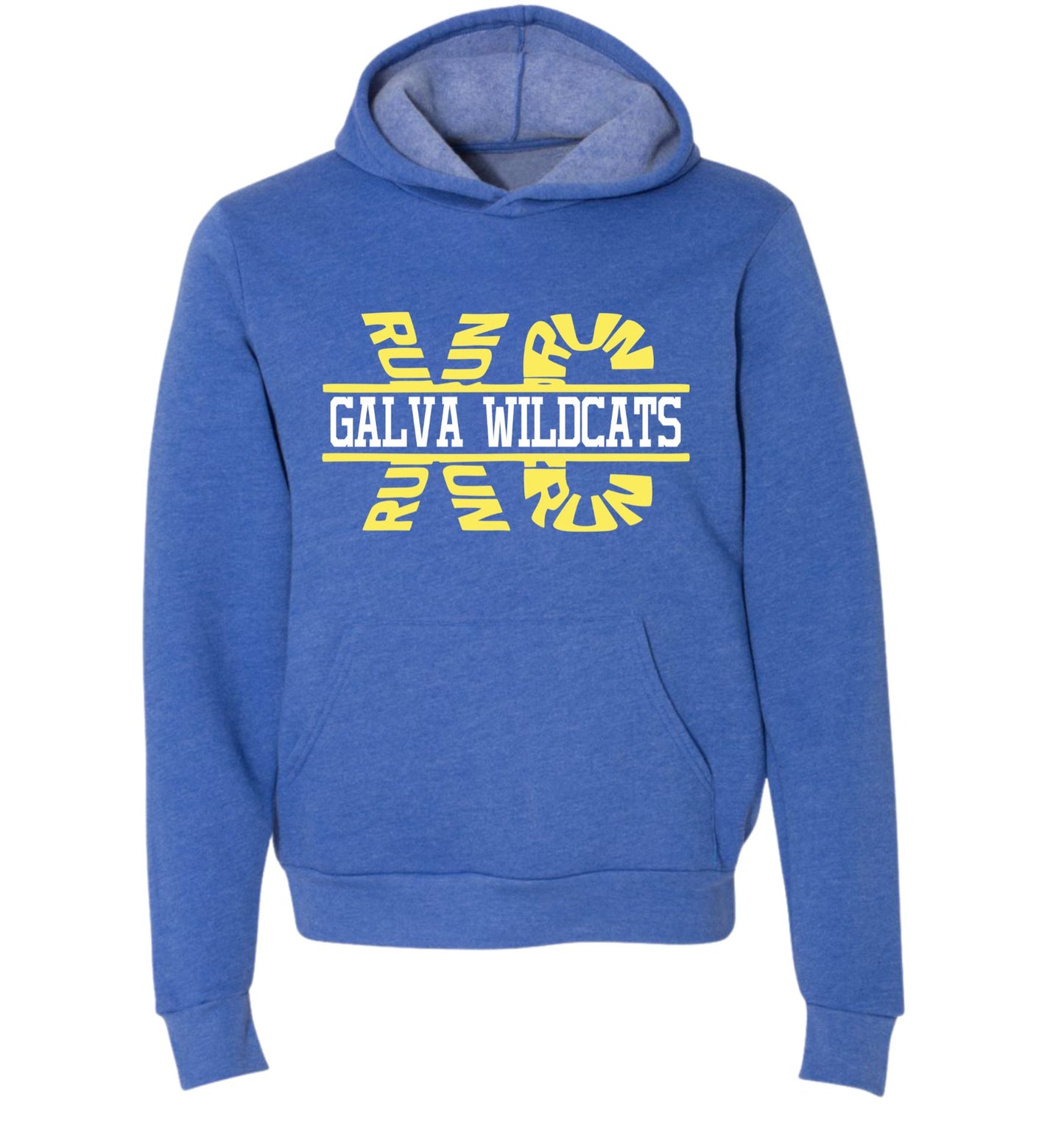 Galva Wildcats Cross Country Run Hoodie Sweatshirt