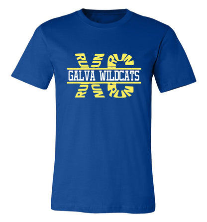 Galva Wildcats Cross Country Run Tee Shirt