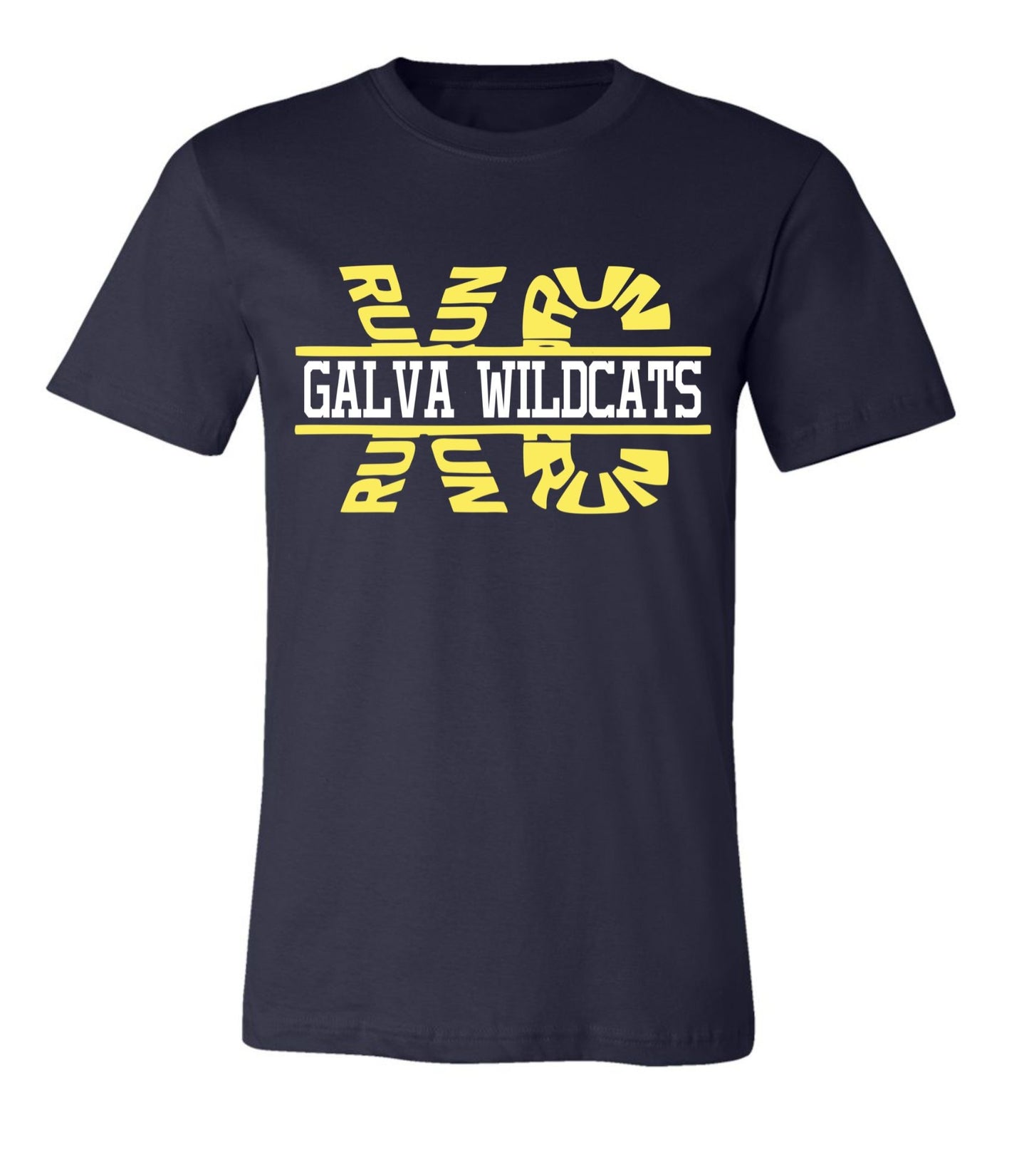 Galva Wildcats Cross Country Run Tee Shirt