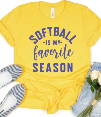 Wildcats Softball- Favorite Season Yellow