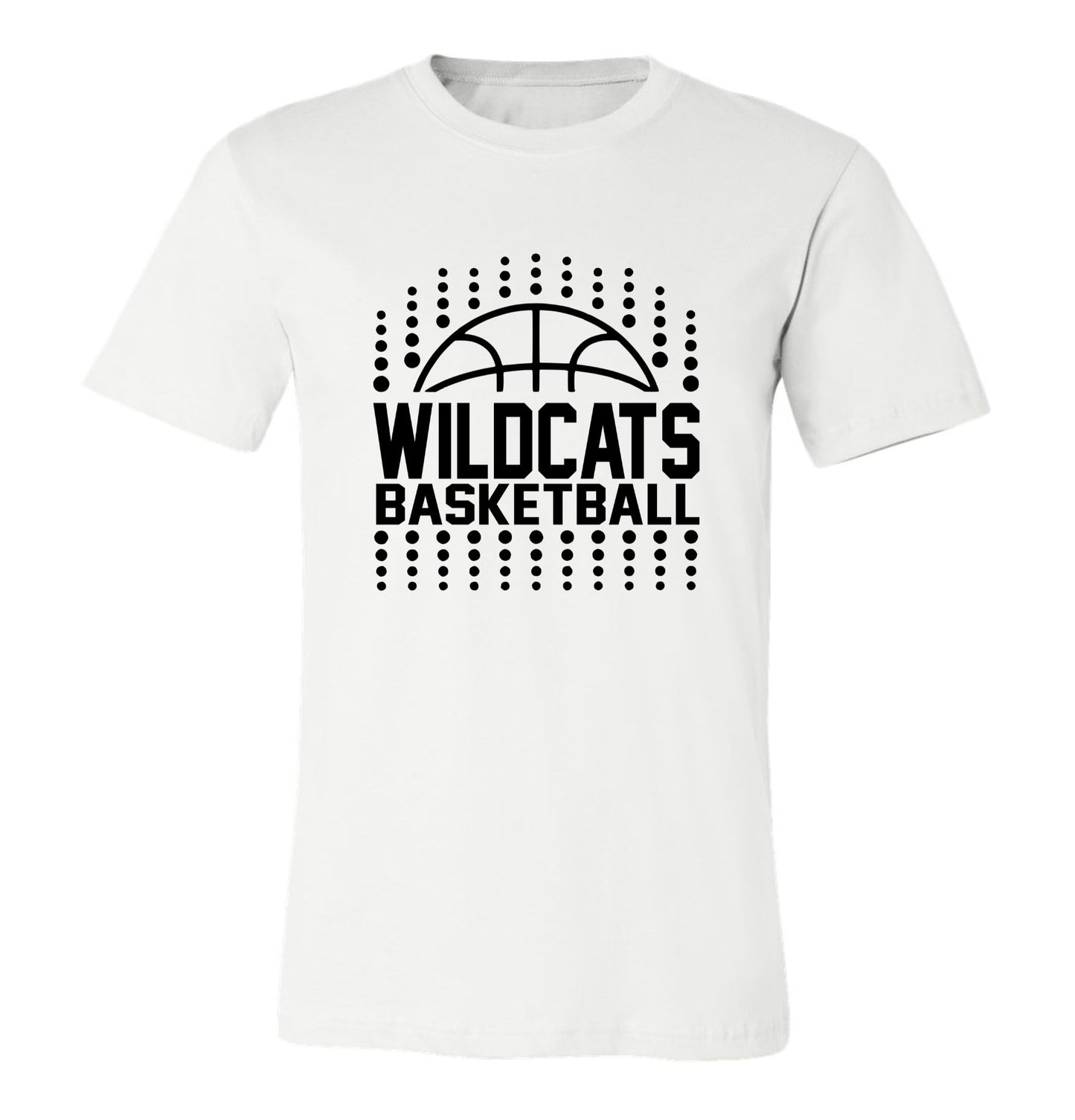 Wildcats Basketball - Crew and V-neck Tee Shirts