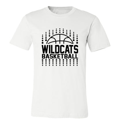 Wildcats Basketball - Crew and V-neck Tee Shirts