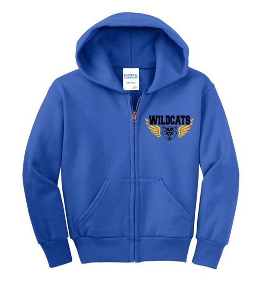 Galva Track and Field warm up - Full-Zip Hoodie - Youth Sizes