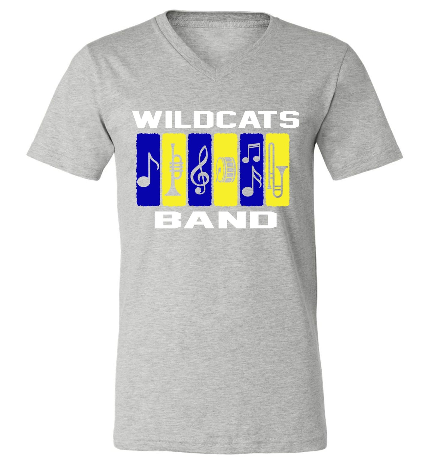 Wildcats Band Crew and V-Neck