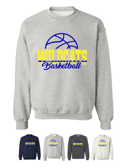 Wildcats Basketball - Crew Sweatshirts