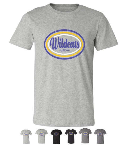 Galva Wildcats - Retro Tee Shirt