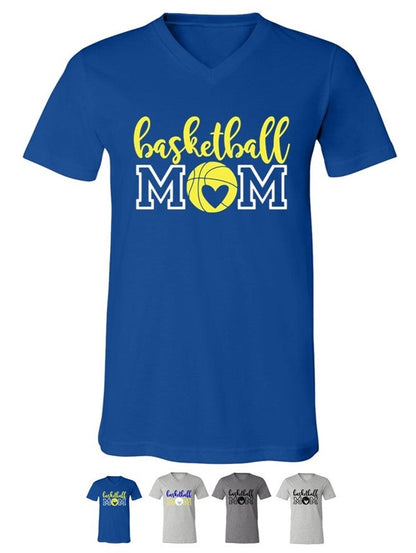 Galva Wildcats - Basketball Mom V-Neck